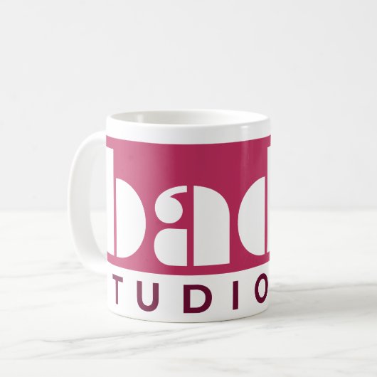 BAD Studios Yoga Tasse (Vorderseite Links)
