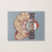 Bad Tattoo Santa Puzzle (Horizontal)