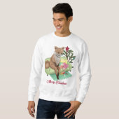 Bad Taxidermy Fox Christmas T - Shirt (Vorne ganz)