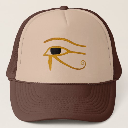 bad to the bone egyptian eye of horus shirt truckerkappe (Vorderseite)