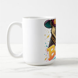 Bad to the Bone Pug — Rude Dude Streetwear Design Kaffeetasse