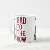 Bad To The Bow Violin Player Violinist Orchestra M Kaffeetasse (Vorderseite Links)