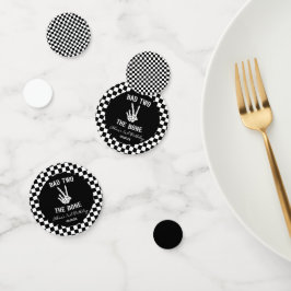 Bad Two das Knochenskelett 2. Geburtstag Party Konfetti