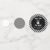 Bad Two das Knochenskelett 2. Geburtstag Party Konfetti (Rückseiten)