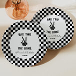 Bad Two das Knochenskelett 2. Geburtstag Party Pappteller<br><div class="desc">Dies ist ein Bad Two The Bone Skelett 2. Geburtstag Party Paper Teller!</div>