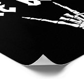 Bad Two, das Knochenskelett Handfamilie 2. Geburts Poster (Ecke)