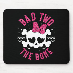 Bad Two der Knochen 2. Geburtstag 2 Jahre alte Kin Mousepad