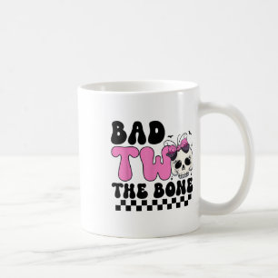 Bad Two der Knochen 2. Geburtstag Kindermädchen Sp Kaffeetasse