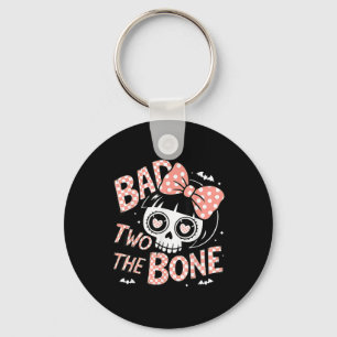 Bad Two der Knochen 2 Jahre alt Geburtstag 2. Klei Schlüsselanhänger