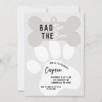 Bad Two der Knochen einfache Hund zweiten Geburtst