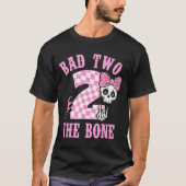 Bad Two The Bone Birthday 2 Years Old Nk Checkered T-Shirt (Vorderseite)
