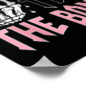 Bad Two The Bone Party Decorations 2 Years Old Bir Poster (Ecke)