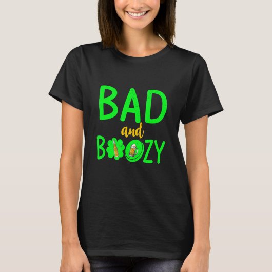 Bad und bockig trinken Erntedank Day Beer Sham T-Shirt (Vorderseite)