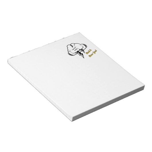 Bad und Boo-jee "I Am Storm" Gotik Notizblock (angewinkelt)