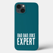 Bad Vater Joke Expert BOLD TYPOGRAPHIE Case-Mate iPhone Hülle (Rückseite)