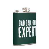 Bad Vater Joke Expert BOLD TYPOGRAPHIE Flachmann (Rechts)
