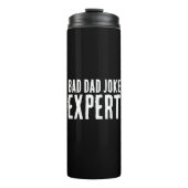 Bad Vater Joke Expert BOLD TYPOGRAPHIE Thermosbecher (Vorderseite)