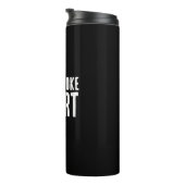 Bad Vater Joke Expert BOLD TYPOGRAPHIE Thermosbecher (Nach rechts gedreht)