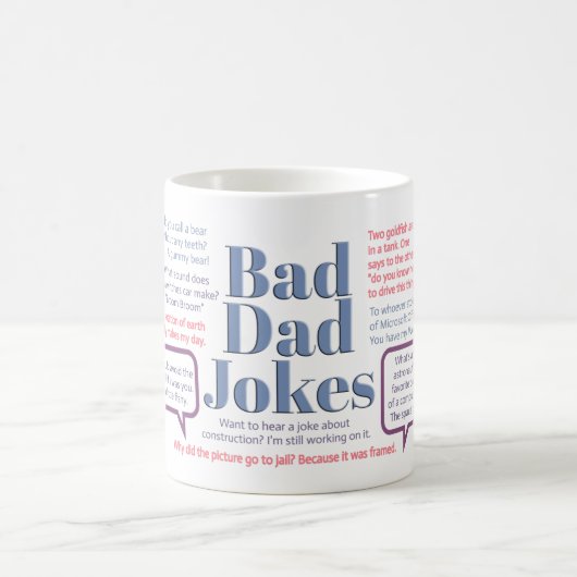 Bad Vater Jokes Funny Vathers Day Gag Geschenk   Kaffeetasse (Mittel)