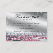 Bad-Visitenkarte-Nagel-Salon-BlasenPedicure Visitenkarte (Rückseite)