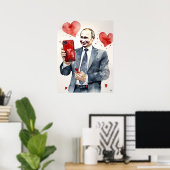 Bad Vlad Valentine Poster (Heimbüro)