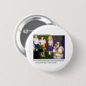 Bad Wet T-Shirt Contest Funny Cartoon Geschenke & Button (Vorne & Hinten)