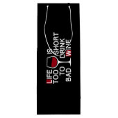 Bad wine geschenktüte für weinflaschen (Rückseite)