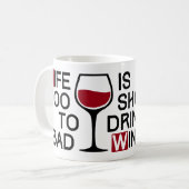 Bad wine kaffeetasse (Vorderseite Links)