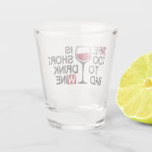 Bad wine schnapsglas (Rückseite)