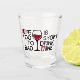 Bad wine schnapsglas