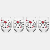 Bad wine weinglas ohne stiel (Vorderseite)