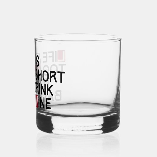 Bad wine whiskyglas (Links)