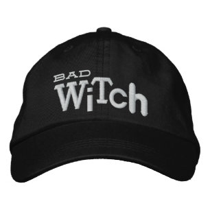 BAD WITCH Eclectic Style Halloween Stickmütze Bestickte Kappe