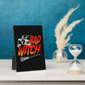 Bad Witch Halloween Fotoplatte (Seite)