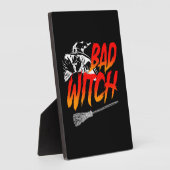 Bad Witch Halloween Fotoplatte (Seite)