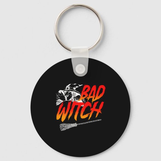 Bad Witch Halloween Schlüsselanhänger (Vorderseite)