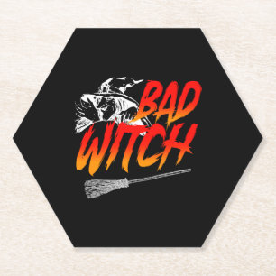 Bad Witch Halloween Untersetzer