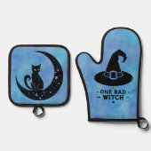 Bad Witch Ofenhandschuh & Topflappen-Set (Vorderseite)