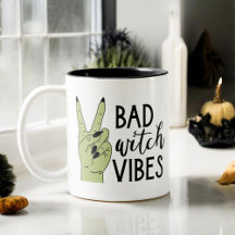 Bad Witch Vibes Modernes Halloween