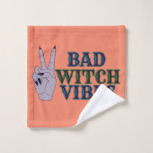Bad Witch Vibes Witchy Hands Badhandtuch Set (Waschlappen)