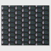 Bad Witch Vibes Witchy Hands Geschenkpapier (Flach)