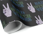 Bad Witch Vibes Witchy Hands Geschenkpapier (Rolleneckpunkt)