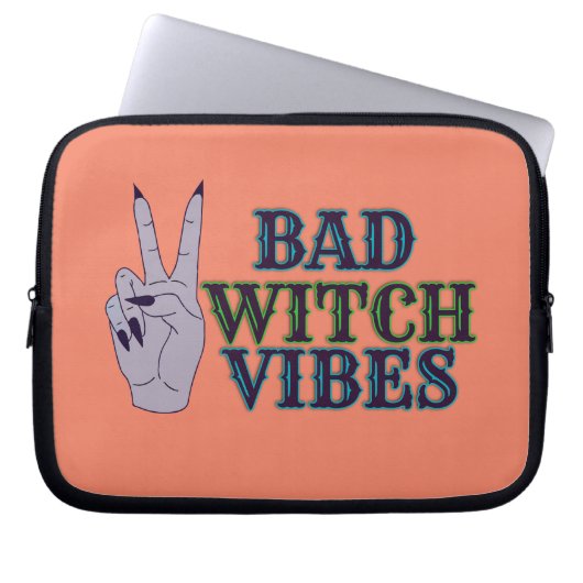 Bad Witch Vibes Witchy Hands Laptopschutzhülle (Vorderseite)