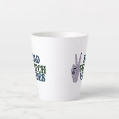 Bad Witch Vibes Witchy Hands Milchtasse (Vorderseite)