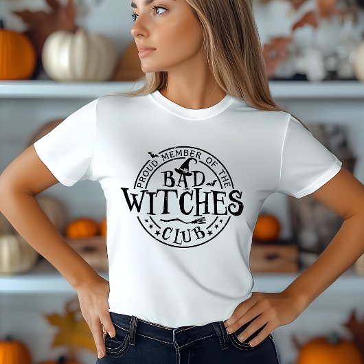 Bad Witches Club: Halloween T-Shirt for Witchcraft Tri-Blend Shirt