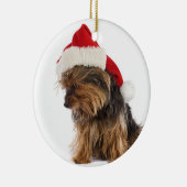Bad Yorkie Christmas Ornament (Rechts)