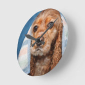 Bad-Zeit Runde Wanduhr (Winkel)