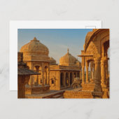 Bada Bagh Chhatris Postkarte (Vorne/Hinten)