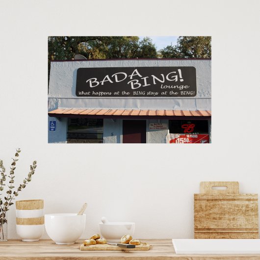 BADA BING POSTER (Küche)