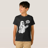 Bada Boo Italian Ghost Funny Halloween T-shirt_1.p T-Shirt (Vorne ganz)